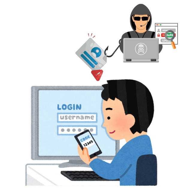 Security breach illustration